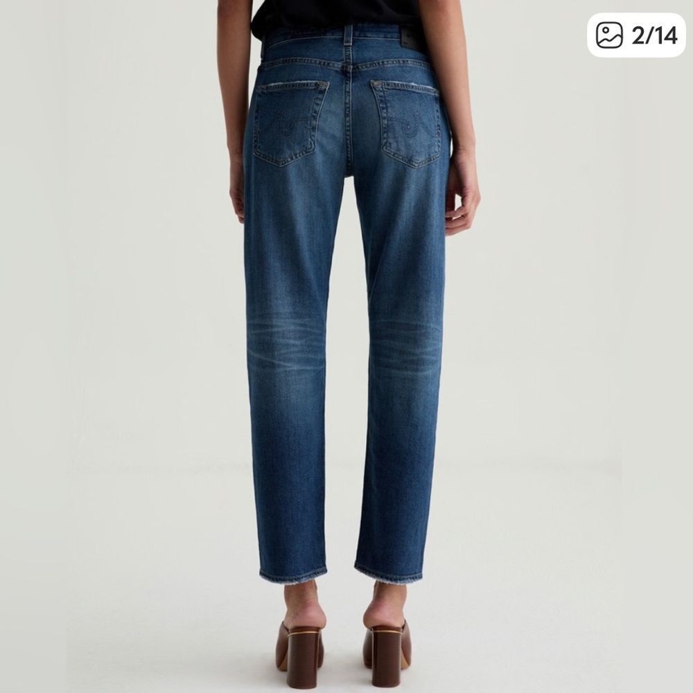 AG Adriano Goldschmied The Ex-Boyfriend Slouchy Slim Jean Distress Womens 31 - Picture 8 of 8